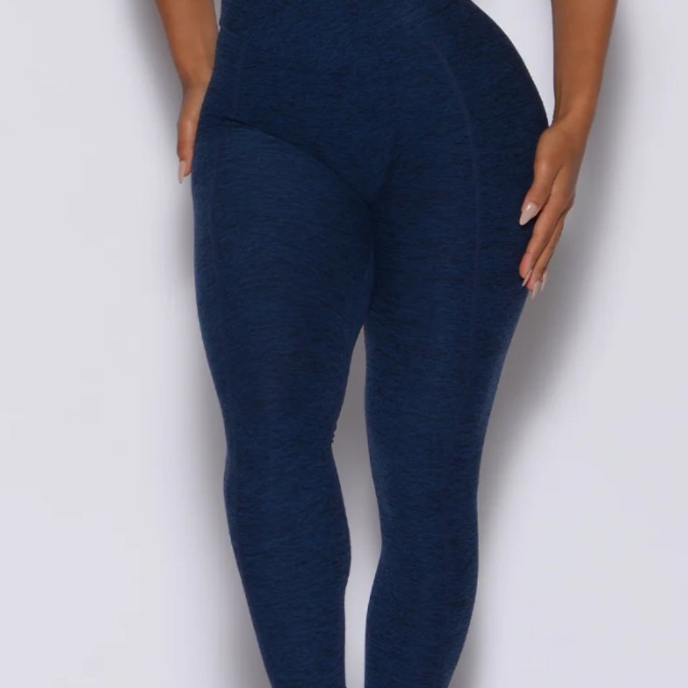 Bombshell Sportswear BRAZILIAN CONTOUR LEGGINGS - Size M in Sapphire Blue